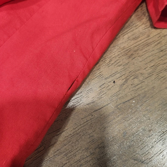 Elie Tahari Lucetta V neck red dress - Picture 11 of 12